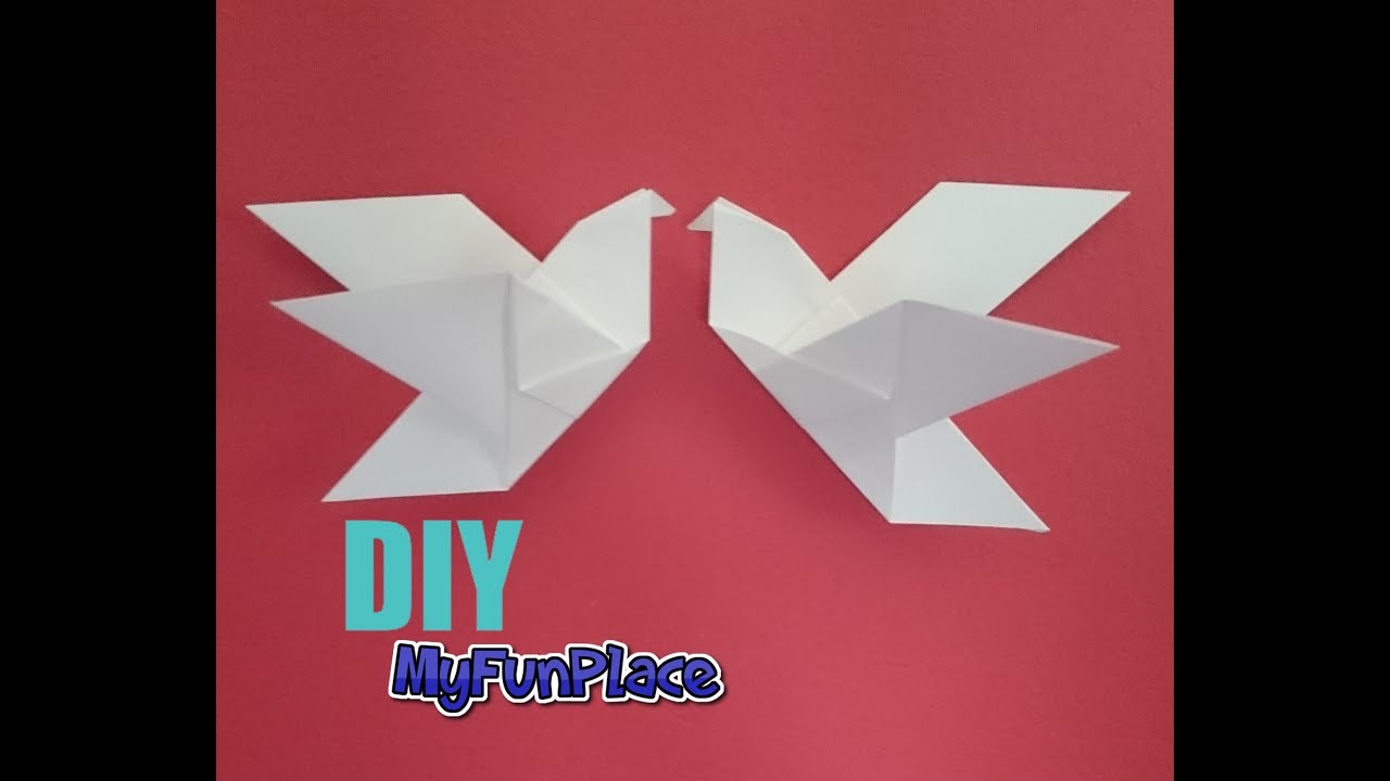 How To Make A Paper Dove Bird