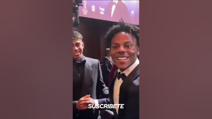 SPEED ENCUENTRA A LAMIN YAMAL EN LA CEREMONIA DEL BALON DE ORO