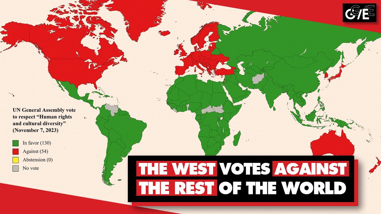 West votes against democracy, human rights, cultural equality at 