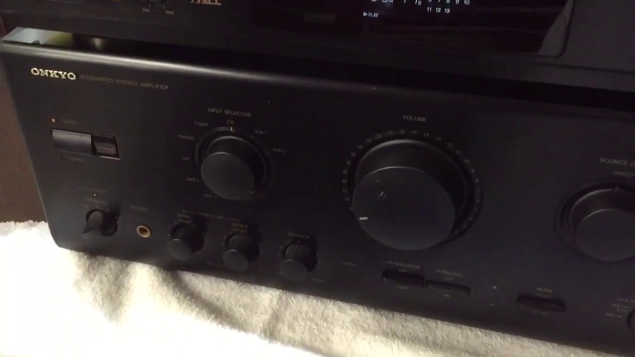 ONKYO オンキョー プリメインアンプ Integra A-917 - YouTube