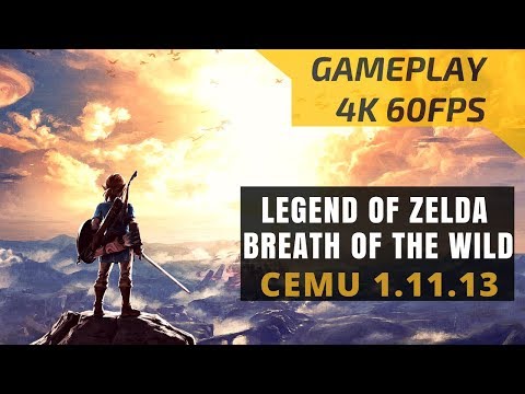 The Legend of Zelda Breath of the Wild CEMU 1.11.3 PC 4K 60FPS Gameplay