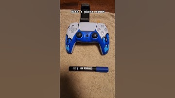 Before vs After | Custom Painted PS5 controller with Posca Markers #shorts #ps5 #posca