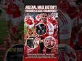ARSENAL MAKE HISTORY: PREMIER LEAGUE TITLE WITHOUT A RED CARD OR CONCEDING A PENALTY! #shorts