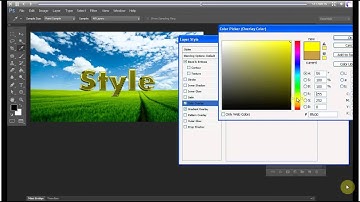 Học Photoshop - Hướng dẫn làm Hiệu ứng cho chữ trên photosop cs6