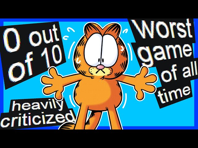 bringing JUSTICE to the worst garfield game. class=