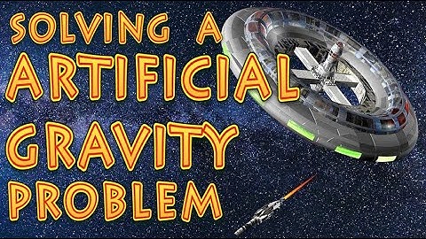 How to solve an artificial gravity with circular motion