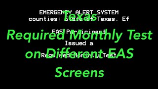 EAS Possible Reenactment Mock: TX RMT but it is on different screens