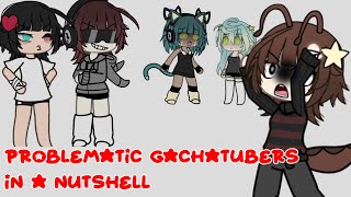 they call themselves the “problematic gachatubers” 😘😻 (gacha slander)