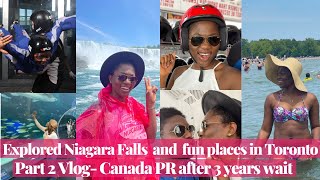 PT 2- Finally got my Canada PR after 3 years | Exploring Niagara Falls and fun places in Toronto by KEMAJ 184 views 1 year ago 21 minutes