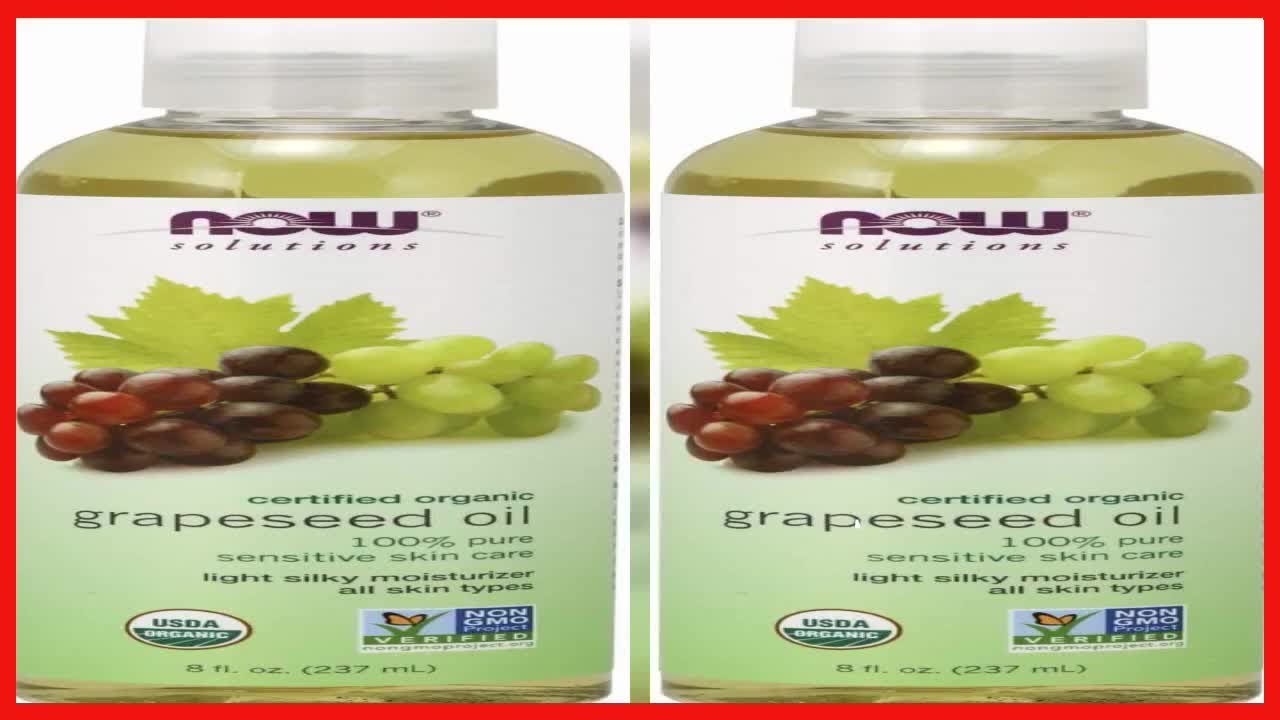 Great product NOW Solutions, Organic Grapeseed Oil, Skin Care for