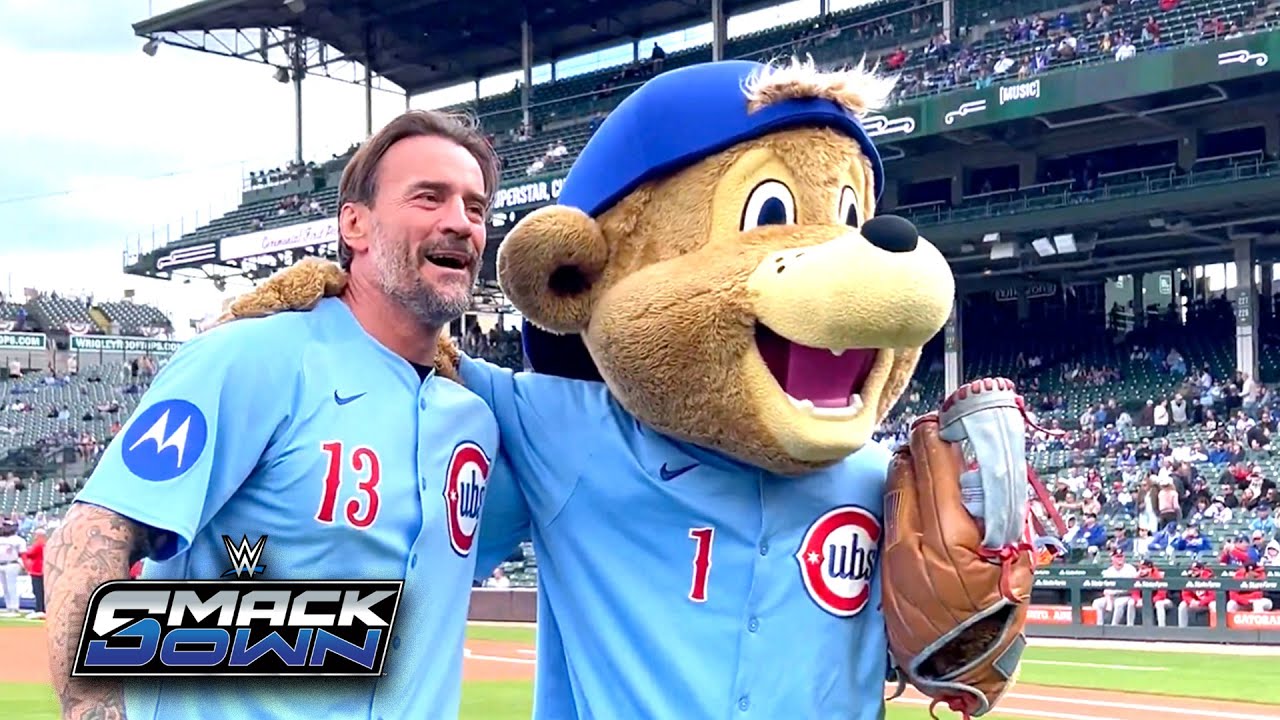 CM Punk Throws First Pitch at Chicago Bears Game Ahead of WWE SmackDown