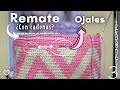 Cómo hacer una Mochila Wayúu De 2 colores l Parte 3: Ojales y Remate final 🆗