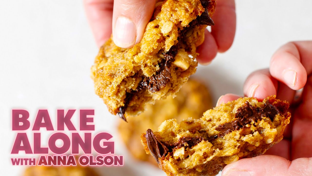 Chewy, Crunchy Oatmeal Hazelnut Cookies Recipe | Anna Olson