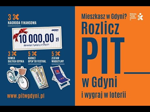 Loteria „Rozlicz PIT w Gdyni”