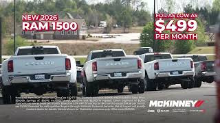 New Ram trucks 15% below MSRP, payments as low as $499 during the Drive into Fall sales event.