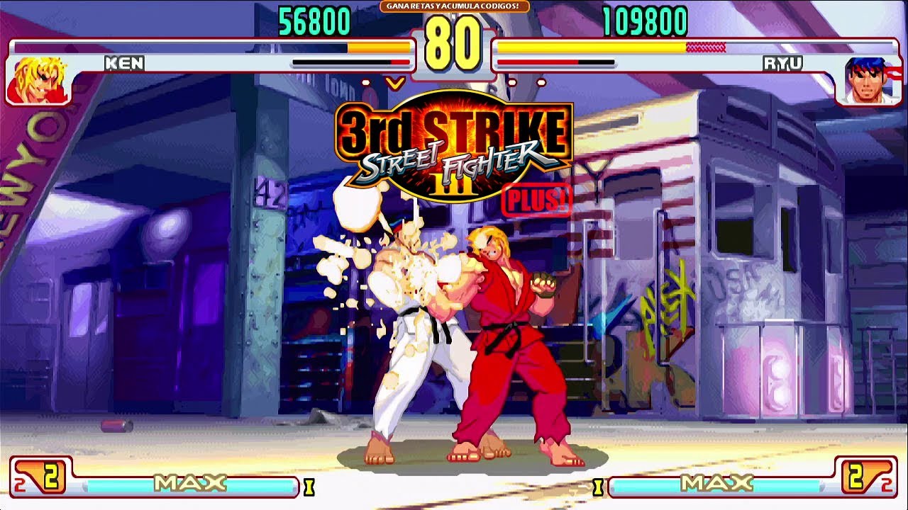 STREET FIGHTER III 3RD STRIKE PLUS! HD MODO ARCADE POR CREDITOS