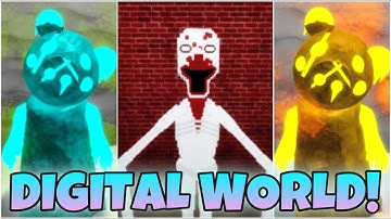 [1 DAY EVENT!] How to get “DIGITAL WORLD” BADGE + SCP-096 MORPH & 7 MORPHS in PIGGY RP : INFECTION!