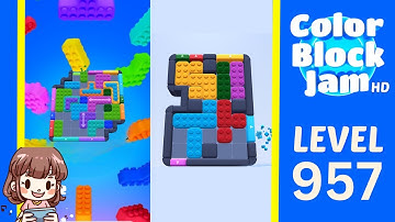 Color Block Jam Level 957 Solution Walkthrough