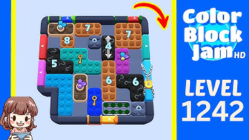 Color Block Jam Level 1242 Solution Walkthrough