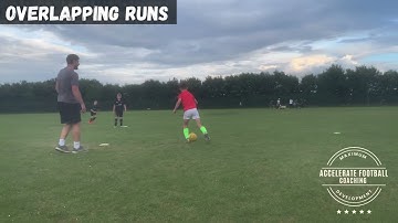 Overlapping Runs In Football : Training Drill To Improve Players Ability To Overlap