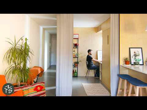 NEVER TOO SMALL: Spanish Couple’s Multifunctional Apartment, Seville 55sqm/592sqft