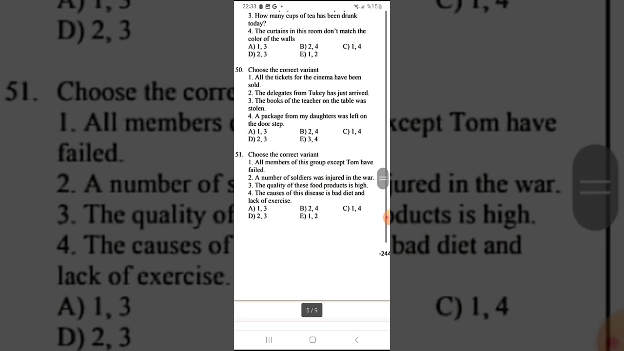 Kaspi/Subject and Predicate agreement (40-80)