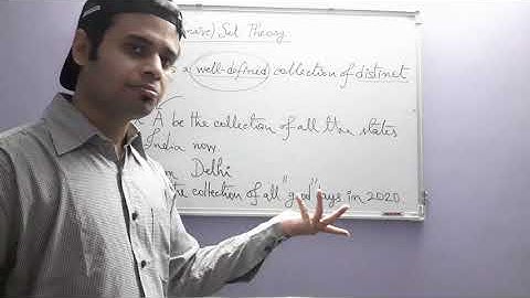 Intuitive (naive) Set Theory (Part 1)
