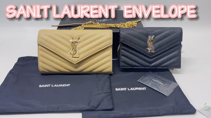 YSL SAINT LAURENT  WALLET ON CHAIN UN BOXING + WAYS TO WEAR IT 