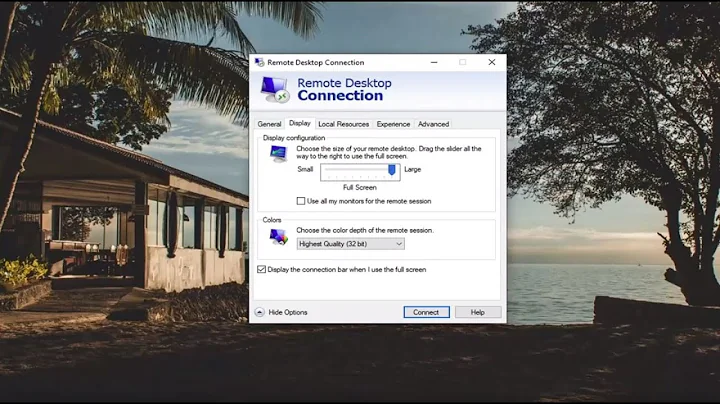 Black Screen While Using Remote Desktop Connection in Windows 10 FIX