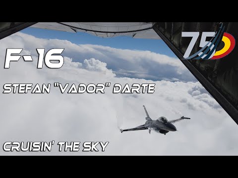 F-16 4K UHD BAF 75 Years  Belgian Air Force F16 Vador Cruisin' the Sky, filmed with DJI Osmo Pocket