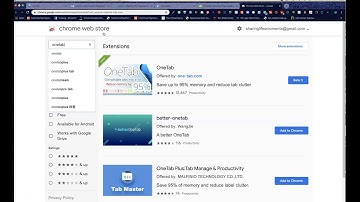 Save Time and Computer Memory with OneTab Free Browser Extension