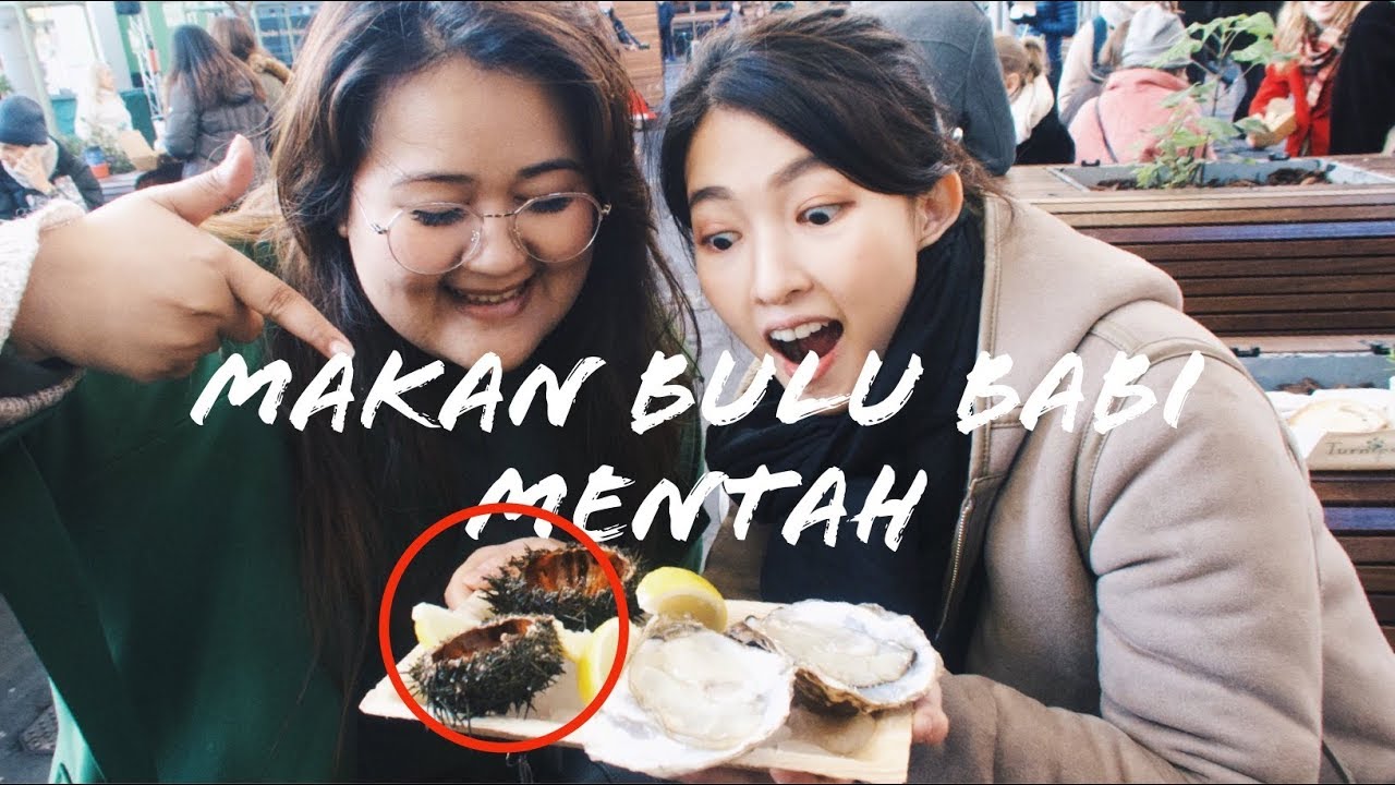 SEA URCHIN FOR THE FIRST TIME ft. Putri Habibie - England Diaries Ep. 7 - Cindy Thefannie