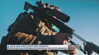 September marks Suicide Prevention Month - 2025 saw 330 veterans die from self inflicted wounds