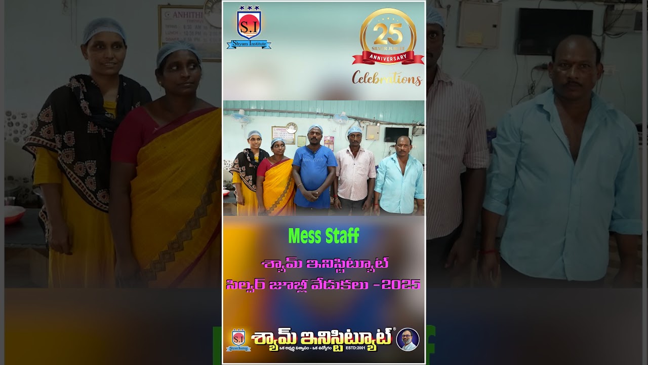 SHYAM INSTITUTE MESS STAFF.... 
