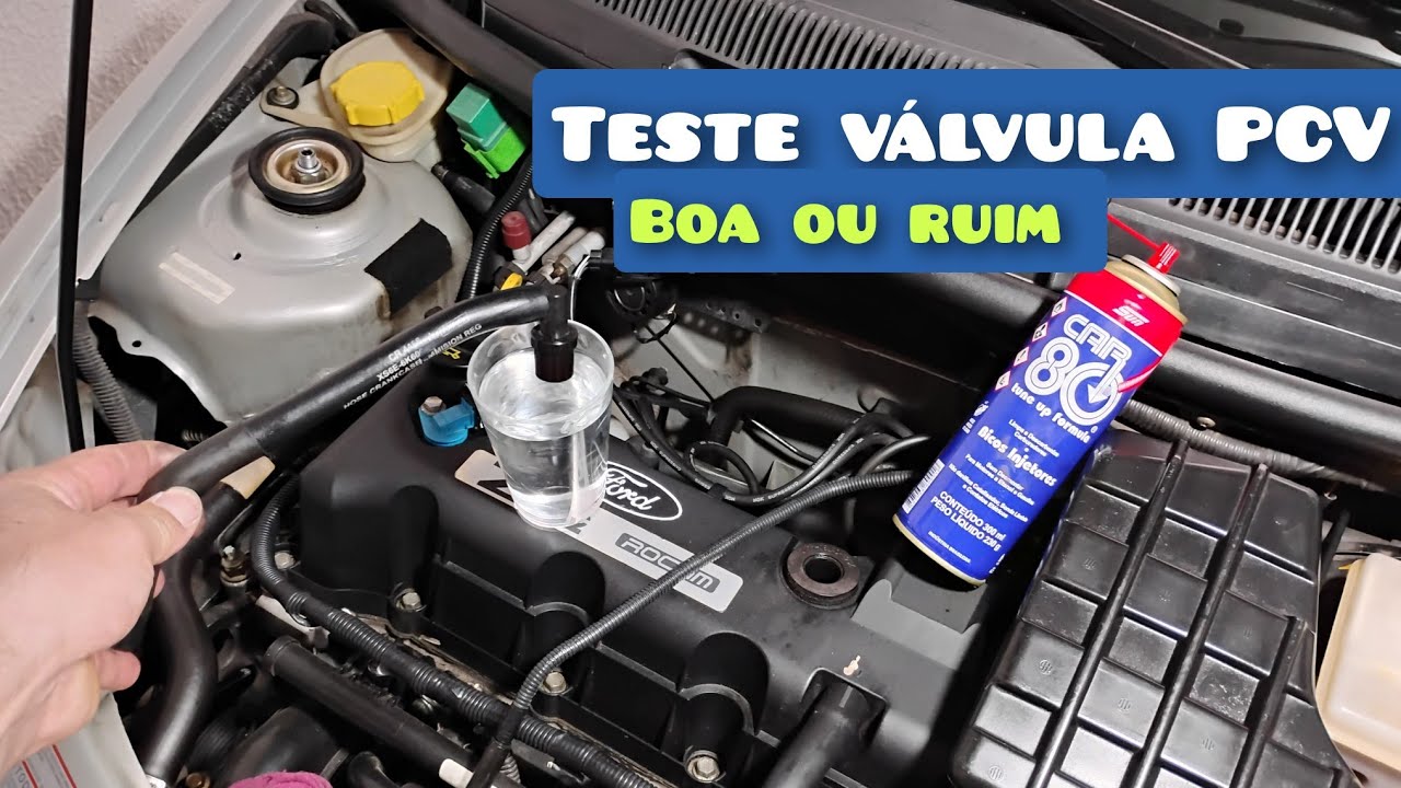 Como testar válvula PCV do motor Zetec Rocam, fiesta, Ka, Ecosport, courrer e Focus.