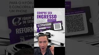 Compre ingresso ate dia 30/06 e concorra a um Iphone zero!!!! Evento presencial em Rondonia