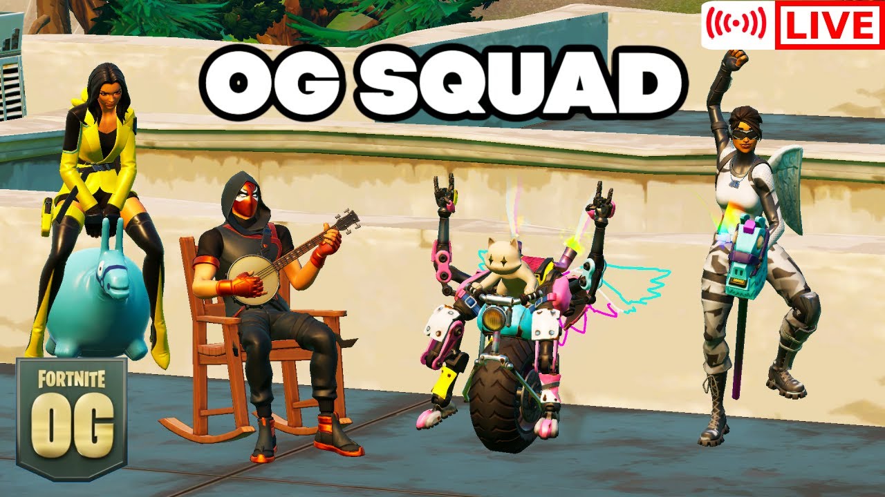 🔴 fortnite livestream ♡ OG Squad plays OG Fortnite!! - YouTube