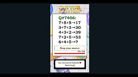 Math IQ Test LIVE: Can You Beat Every Puzzle Before the Timer Ends?