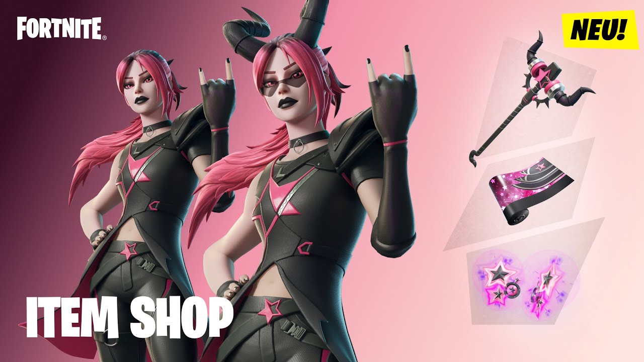 Fortnite | Item Shop | NEUES Outfit Verhexte Haze und ihr "Unterweltstern"-Set | Showcase