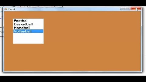 Visual Basic.net: Populate ListBox control from database