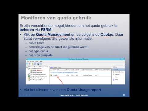 Video: Wat is de File Server Resource Manager?