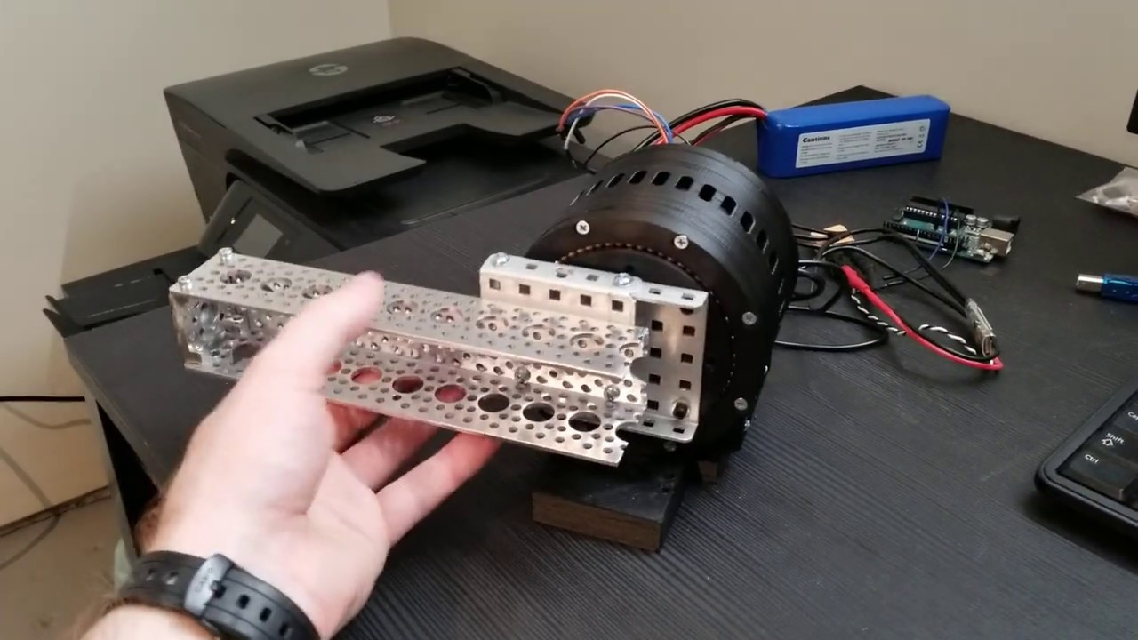 [Demo] Backdriving the hip motor (PROJECT 87) - YouTube