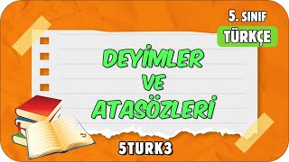 Deyimler ve Atasözleri 📙 tonguçCUP 1.Sezon - 5TURK3 #2024