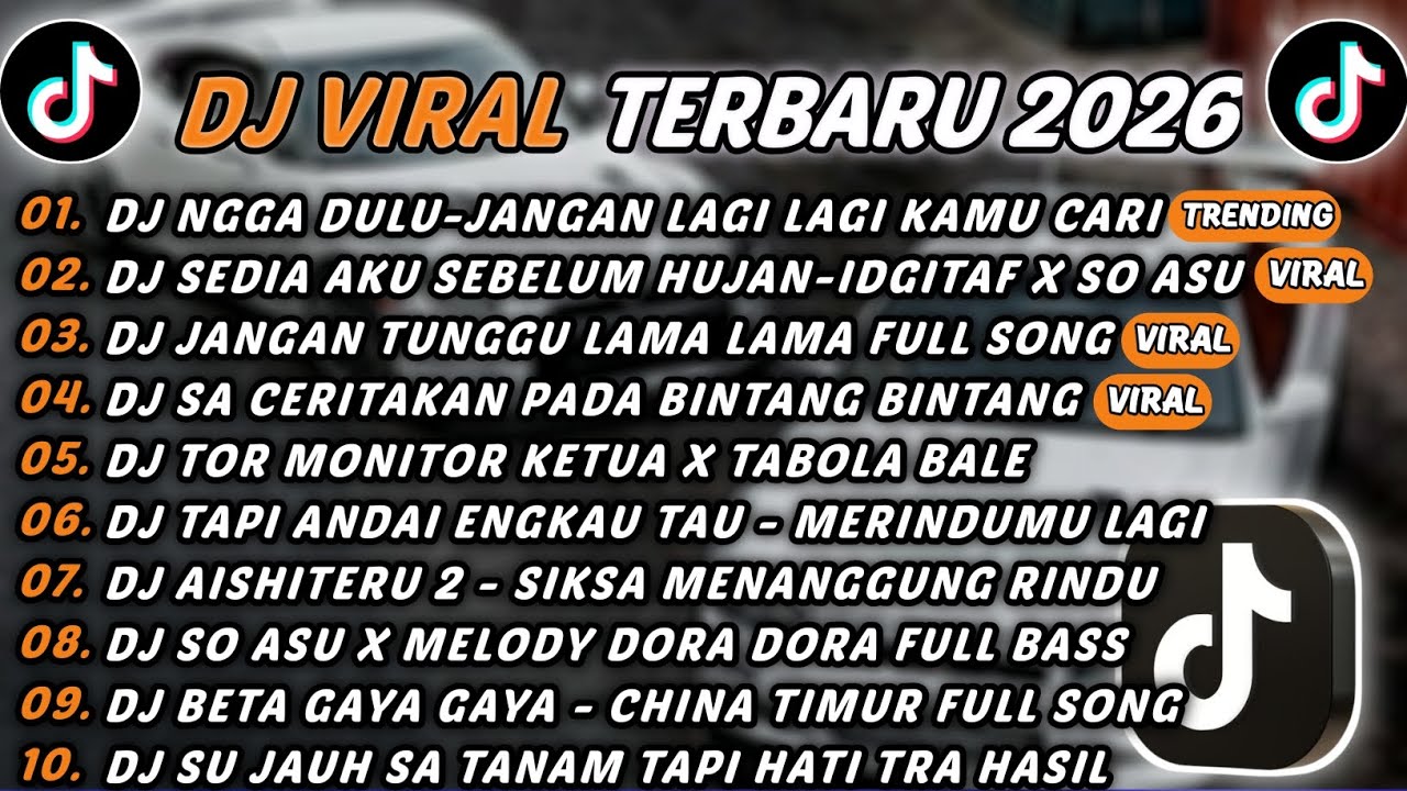 DJ TIKTOK TERBARU 2026 - DJ NGGA DULU-JANGAN LAGI LAGI KAMU CARI🎵DJ SEDIA AKU SEBELUM HUJAN X SO ASU