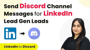 How to Send Discord Channel Messages for New LinkedIn Lead Gen Leads | LinkedIn to Discord