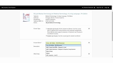 MyLab How to Create A Course - 2018