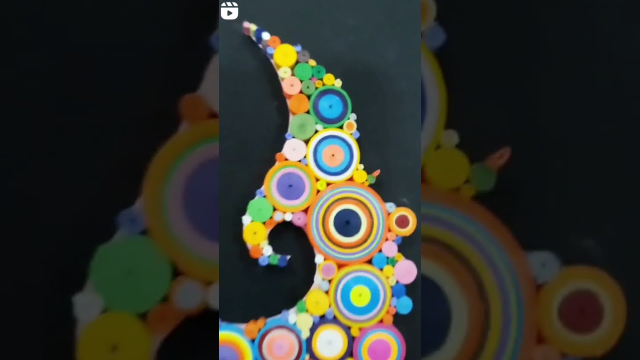 Quilling Lady Face with Tight coils 