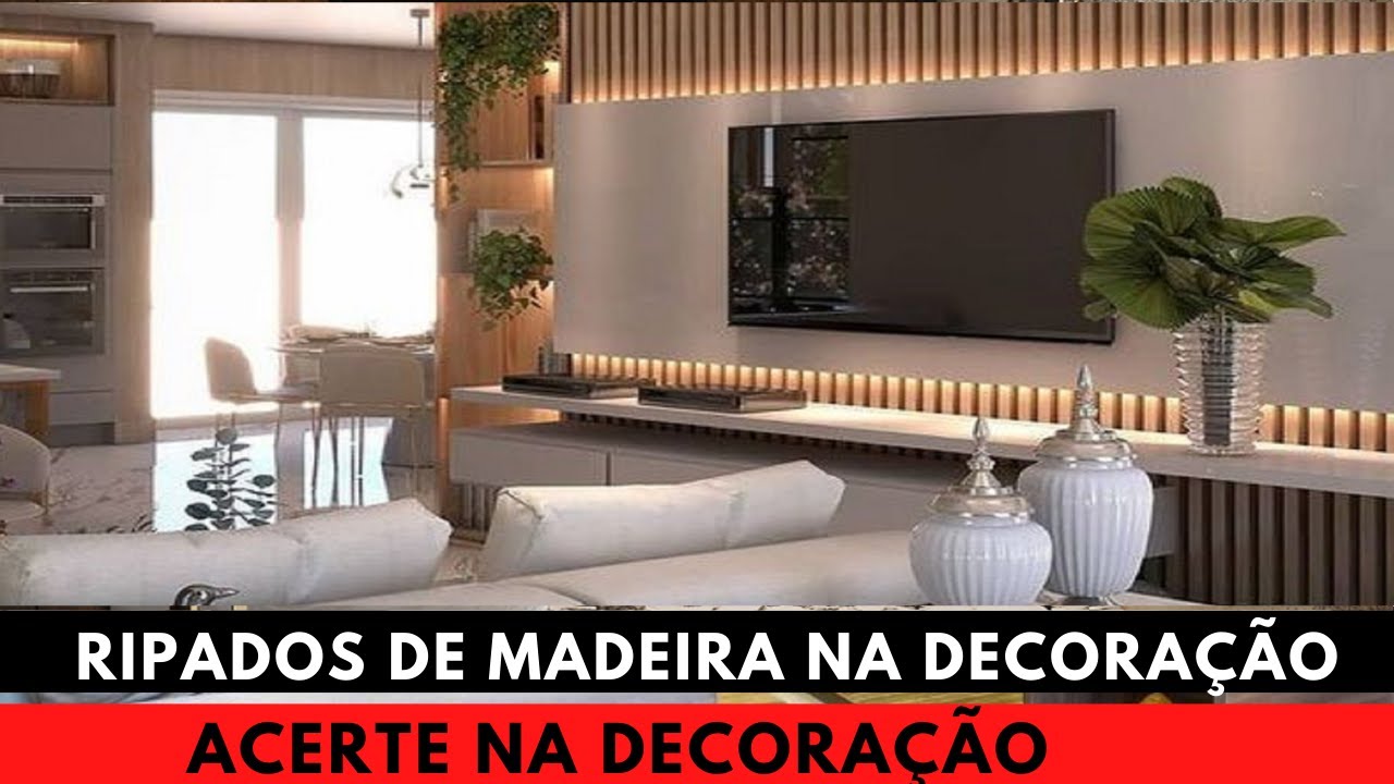 Painel ripado para sala: 10 ideias de como utilizar