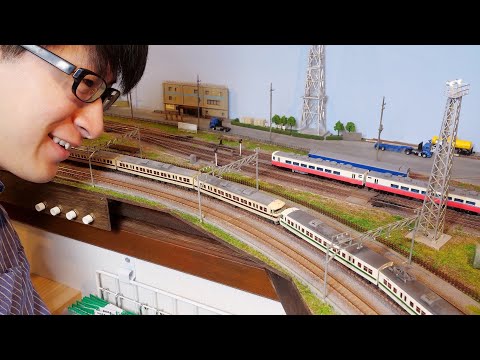【鉄道模型】ジオラマで運転を楽しむ休日 / Nゲージ
