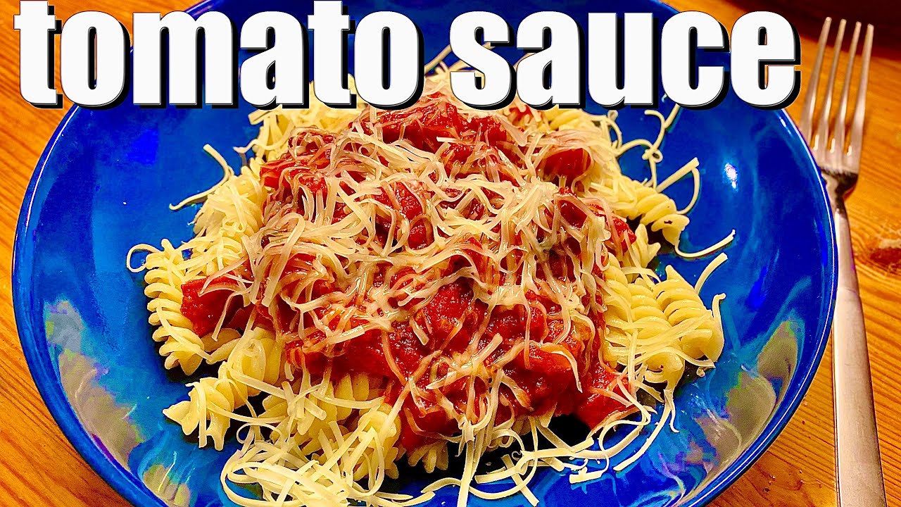 quick & easy tomato sauce recipe fast pasta sauce tutorial you only need can tomatoes & sausages